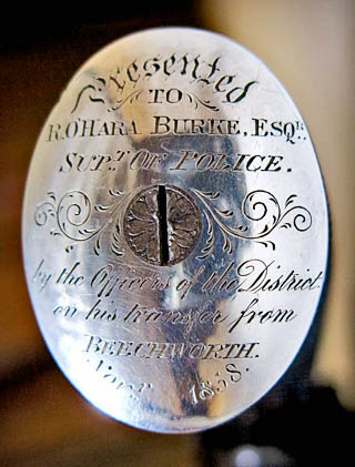 Burke pistol medallion Burke Museum